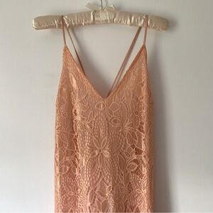 Pink Lace Summer Dress | S